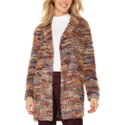Liverpool Los Angeles - Womens Long Slv Open Front Cardigan