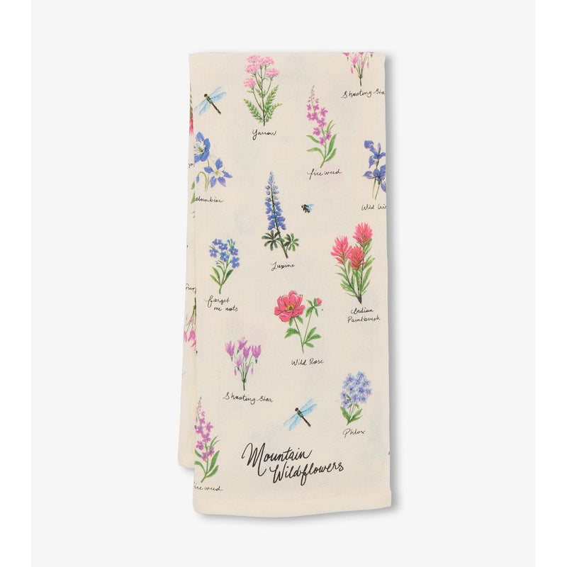 Little Blue House - Unisex Wildflowers Tea Towel