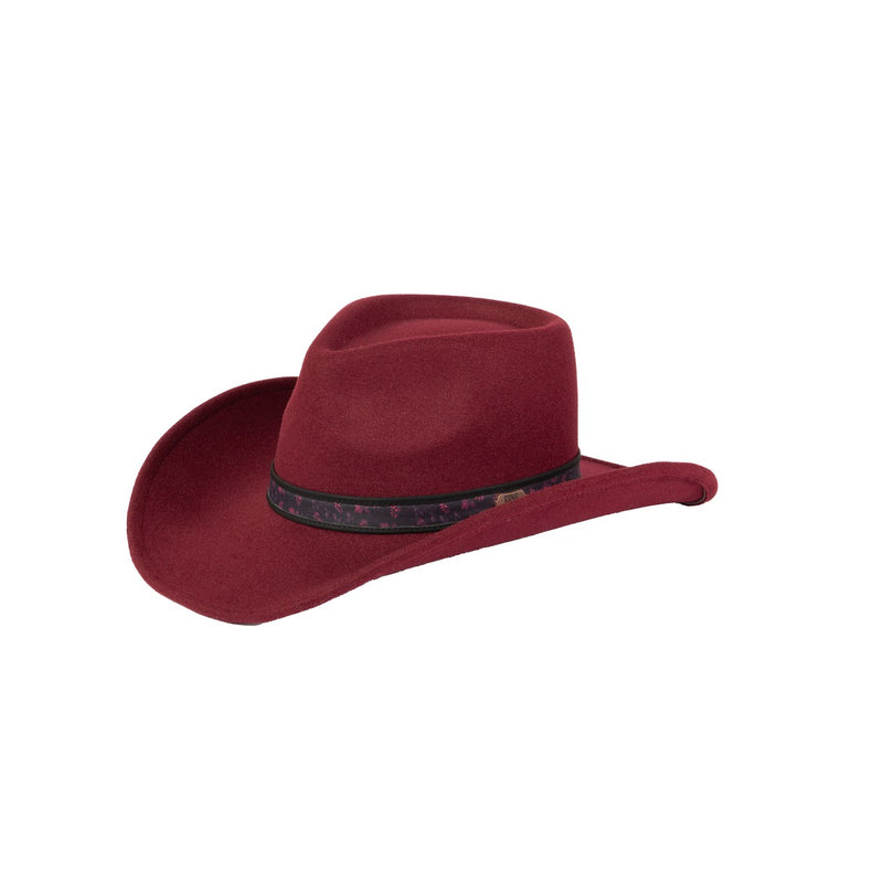 San Diego Hat Company - Frye Womens Faux Felt Pinch Crown Cowboy