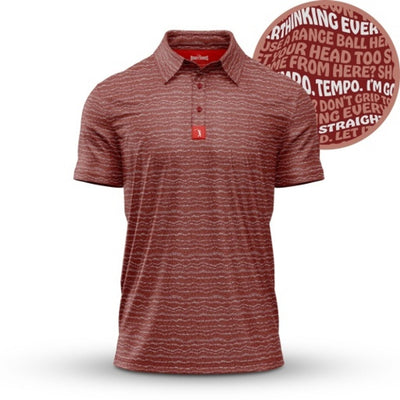 Bogey Bros - Mens Swing Thoughts Polo - Swing Thoughts