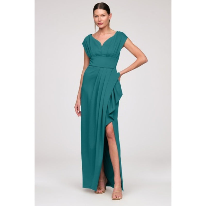 JS Collections - Womens Anissa Column Gown