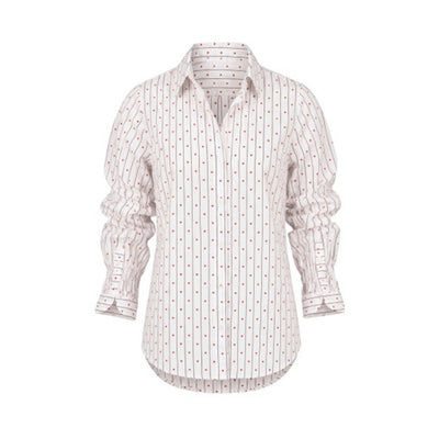 Liverpool Los Angeles - Womens Adjustable Slv Btn Front Woven Top
