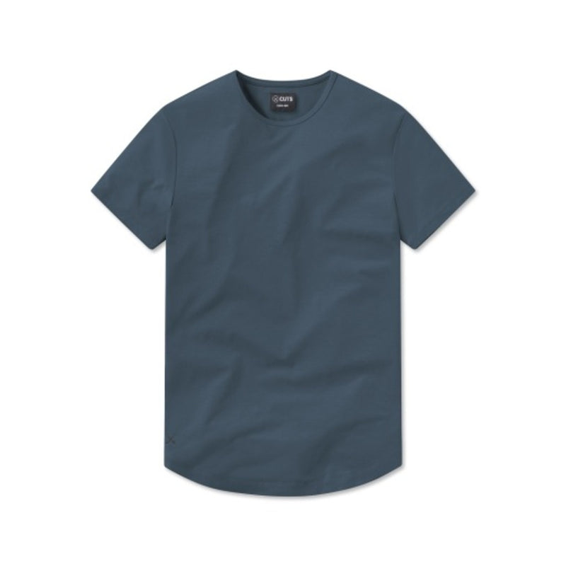 Cuts - Mens Ao Curve-Hem Tee - Atlantic
