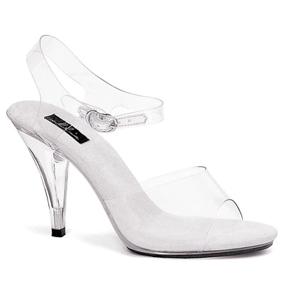 Ellie Shoes - 4" Heel Clear Sandal