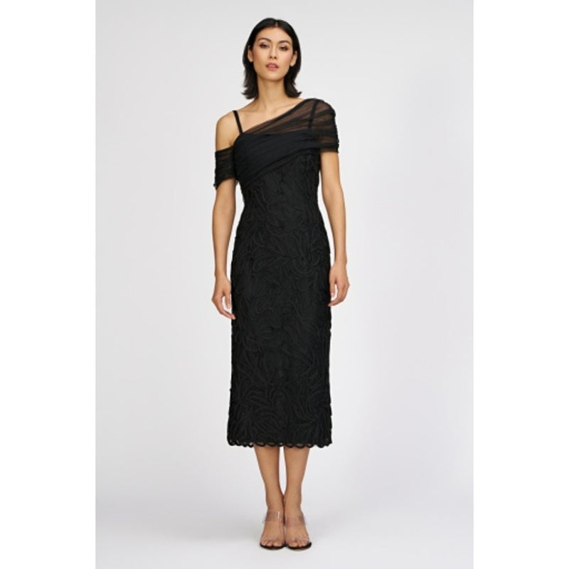 JS Collections - Womens Addilyn Soutache Mesh Stole