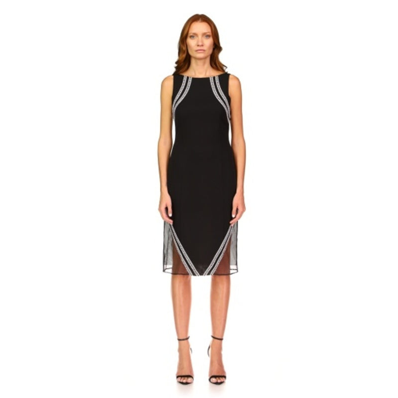 JS Collections - Womens Boat Neck Beaded Dresses
