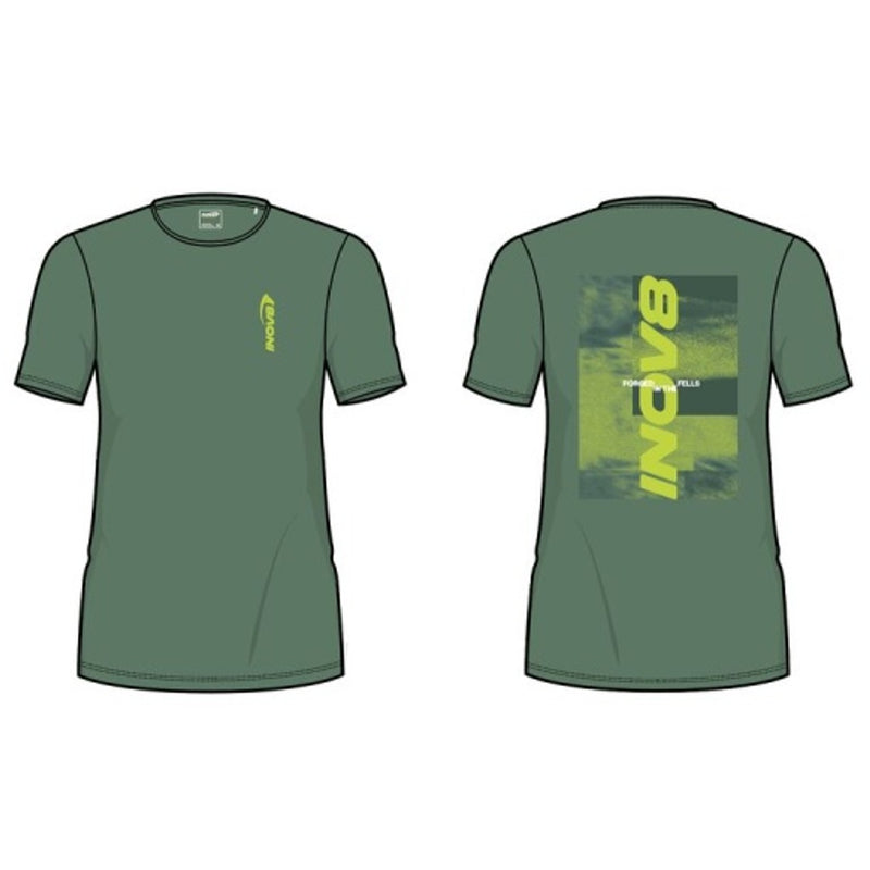 inov-8 - Womens Graphic T-Shirt "Forged in the Fells Gradient" with