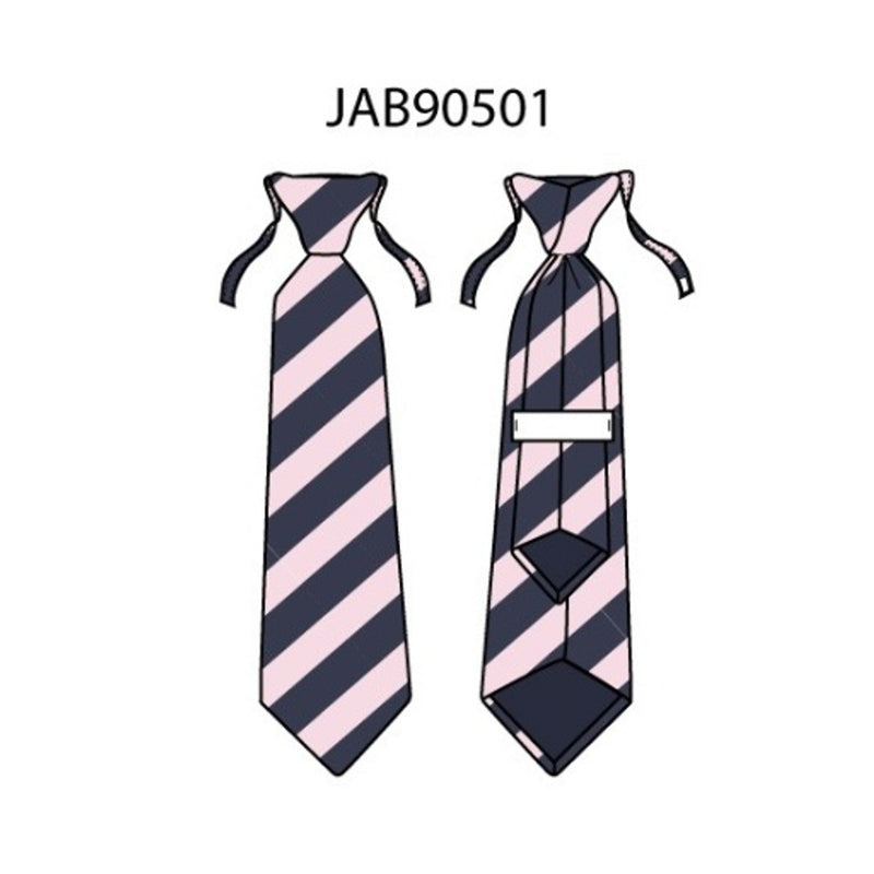 Janie and Jack - Kids B Nvy Pnk Rep Tie E1