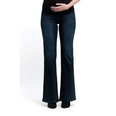 1822 Denim - Womens Maternity 33" Better Butter Slim Boot Jean with Bellyband