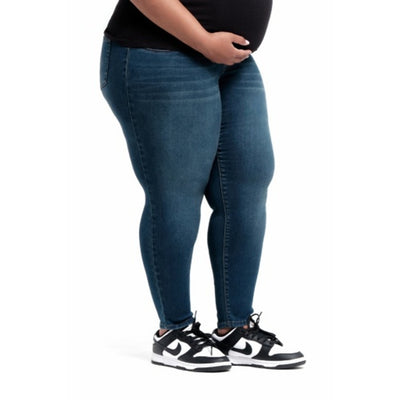 1822 Denim - Womens Maternity Plus 28" Butter Ankle Skinny with Bellyband