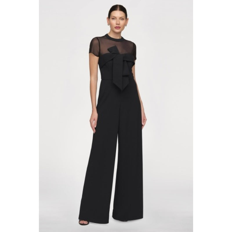 JS Collections - Womens Crepe Oversize Bow Jumpsuit