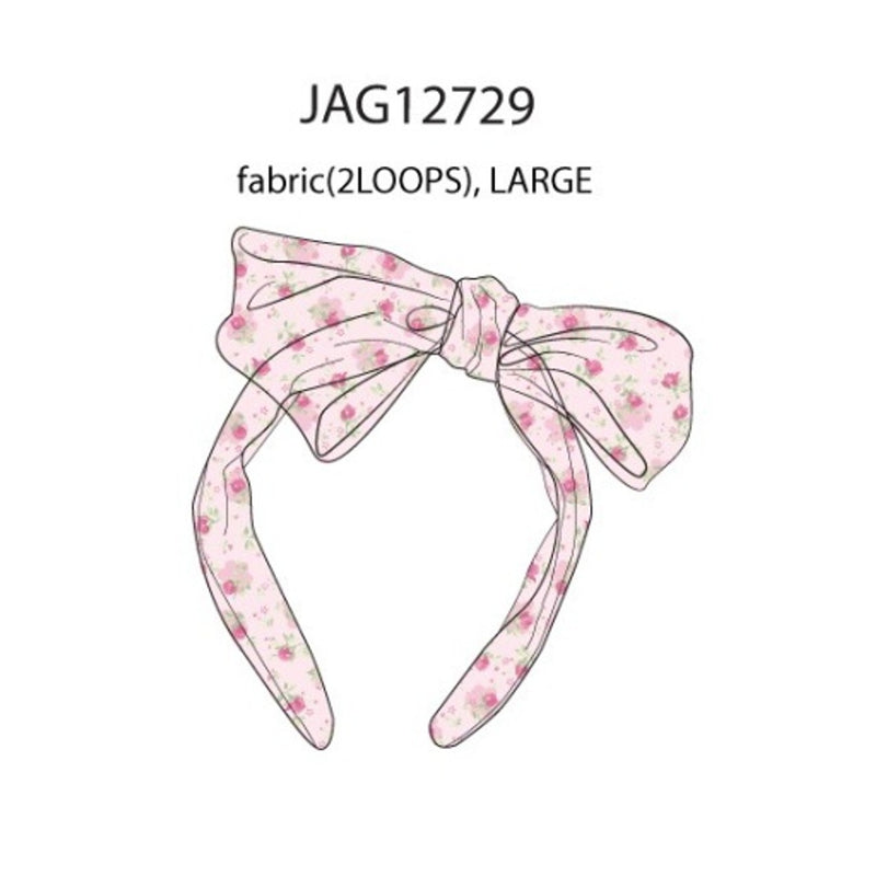 Janie and Jack - Kids G Wht Flrl Bow Hb Pink
