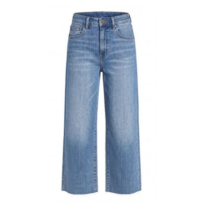 Liverpool Los Angeles - Womens Stride Hr Crop with Wide Cut Hem 26in Ins