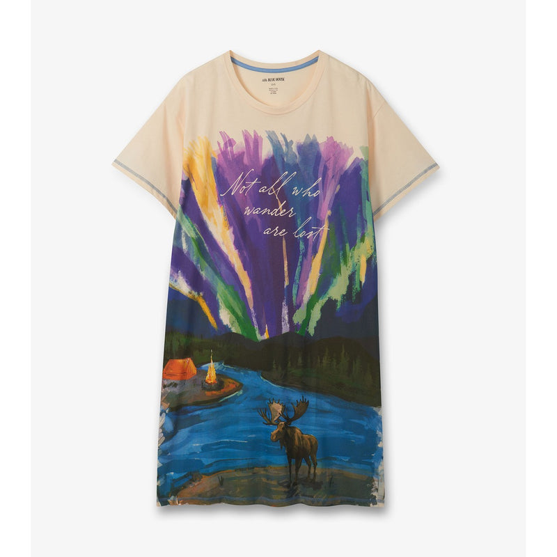 Little Blue House - Not All Those Who Wander Womens Sleepshirt