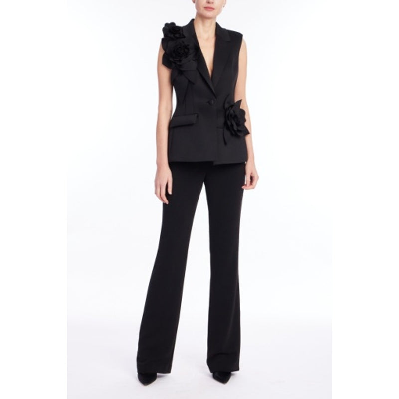Badgley Mischka - Womens Rosette Vest