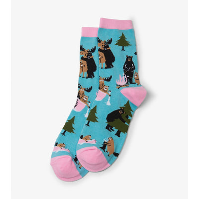 Little Blue House - Life in the Wild Womens Crew Socks