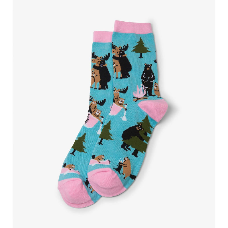 Little Blue House - Life in the Wild Womens Crew Socks