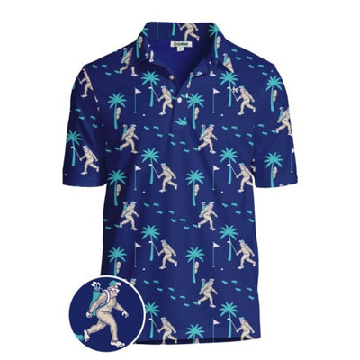 Tipsy Elves - Mens Bigfoot Bogey Golf Polo