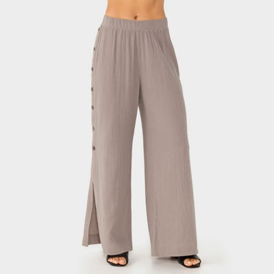 Thirty Three Threads - Unisex Unwind Gauze Pant Pebble