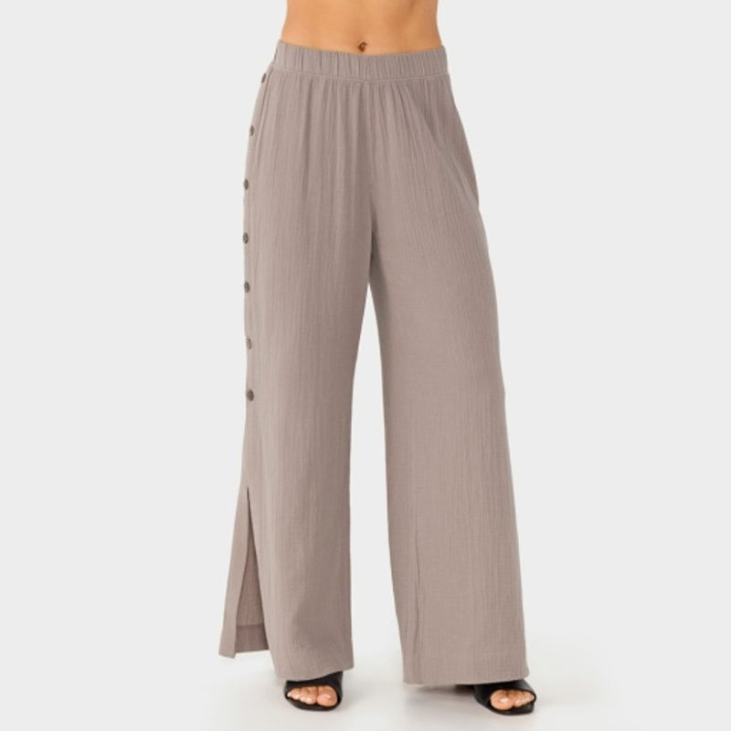 Thirty Three Threads - Unisex Unwind Gauze Pant Pebble