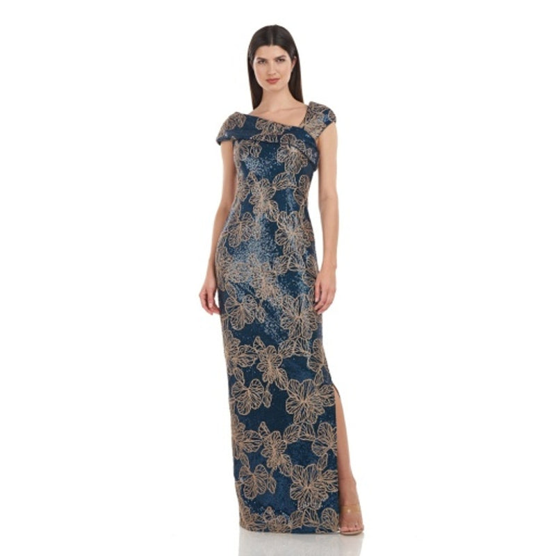 JS Collections - Womens Brooklyn Column Gown