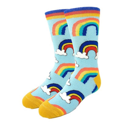 Oooh Yeah - Kids Youth Crew Socks-It's a Rainbow