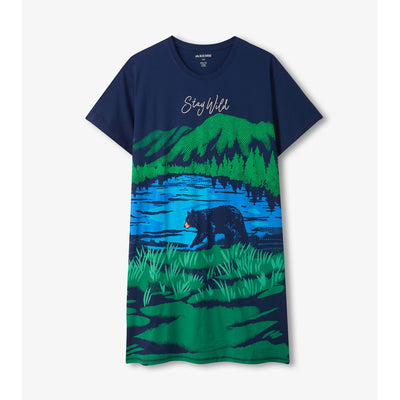 Little Blue House - Stay Wild Womens Sleepshirt