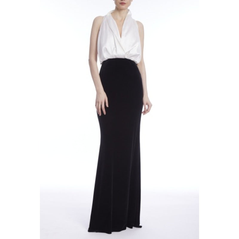 Badgley Mischka - Womens Satin Shirt Dress