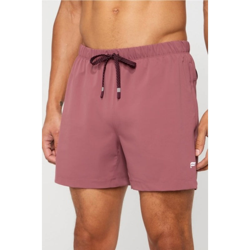 Fabletics - Mens the 5" One Short - Moonlight Mauve / Oxblood