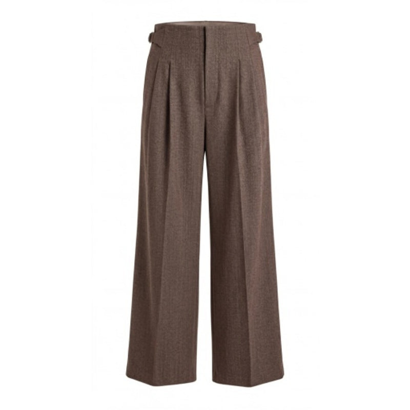 Liverpool Los Angeles - Womens Hr Pleated Wide Leg Trouser with S/Tabs- 31" in