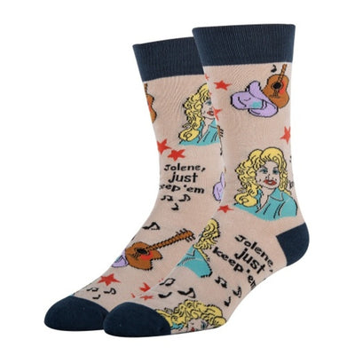 Oooh Yeah - Mens Just Keep'em-Mens Crew Socks