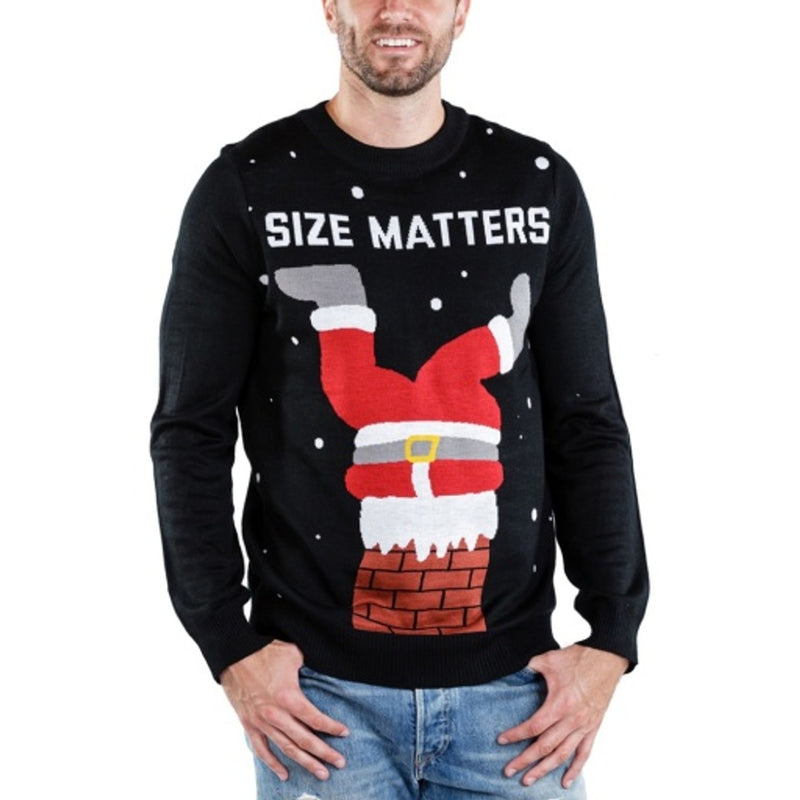 Tipsy Elves - Mens Size Matters Sweater