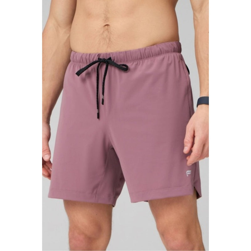 Fabletics - Mens the 7" One Short - Mushroom Mauve / Black