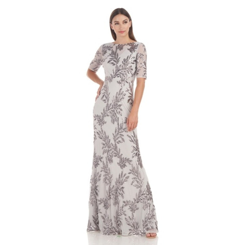 JS Collections - Womens Chloe Faux Cut Out Gown