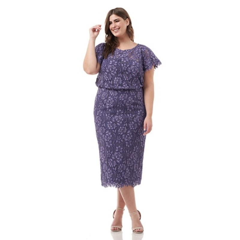 JS Collections - Womens Lace Mermaid Midi
