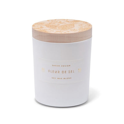 Skeem - Unisex Fleur De Sel Print Block Candle