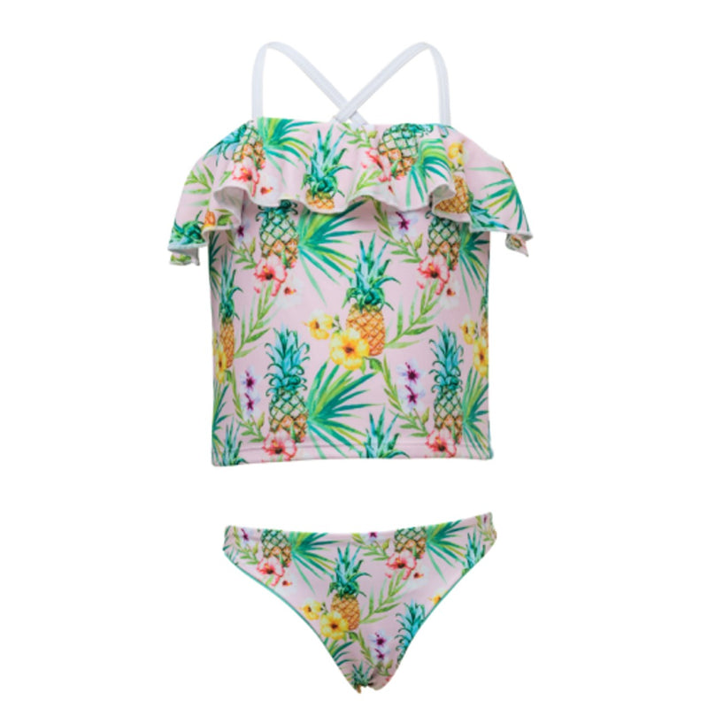 Snapper Rock - Girls Tropicana Frilled Tankini