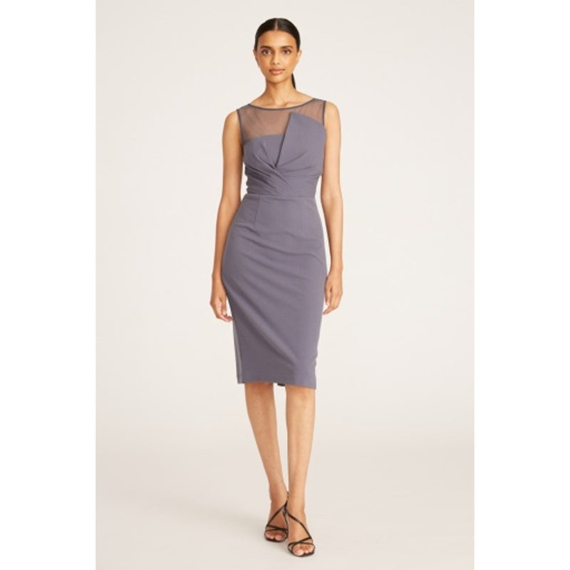 JS Collections - Womens Estella Illusion Midi Dress