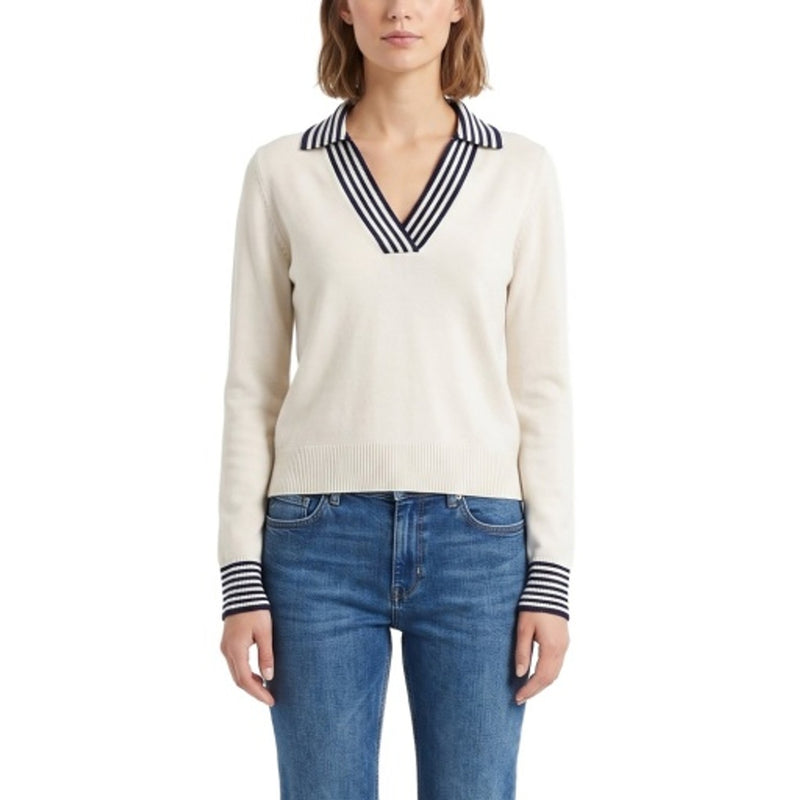 Hope & Henry - Womens Organic Johnny Collar Sweater
