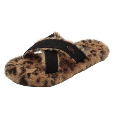 Flojos - Womens Fuzzy Sandal