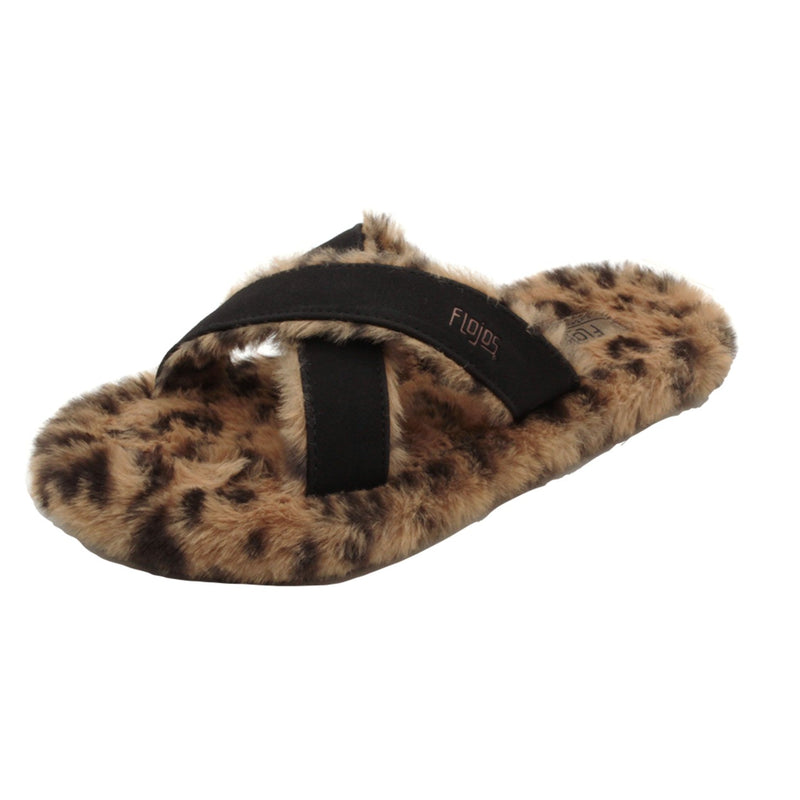 Flojos - Womens Fuzzy Sandal