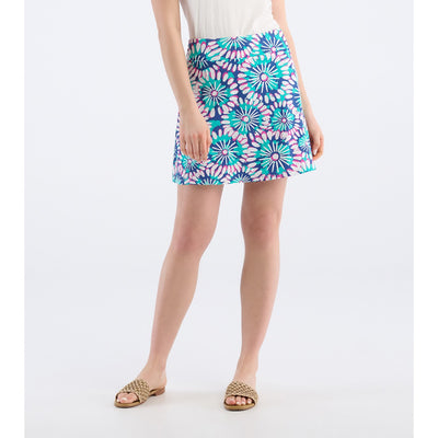 Little Blue House - Unisex Skort Sundial Mandala