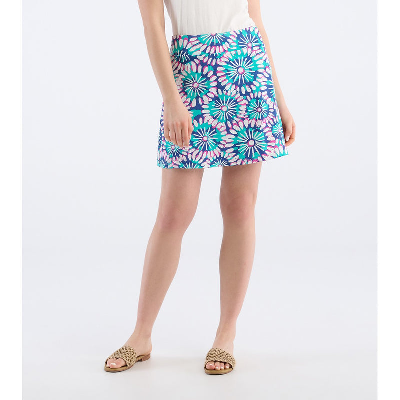 Little Blue House - Unisex Skort Sundial Mandala