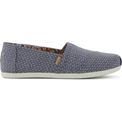 TOMS - Womens Alpargata Classic - Niagara Mist Chambray Dot