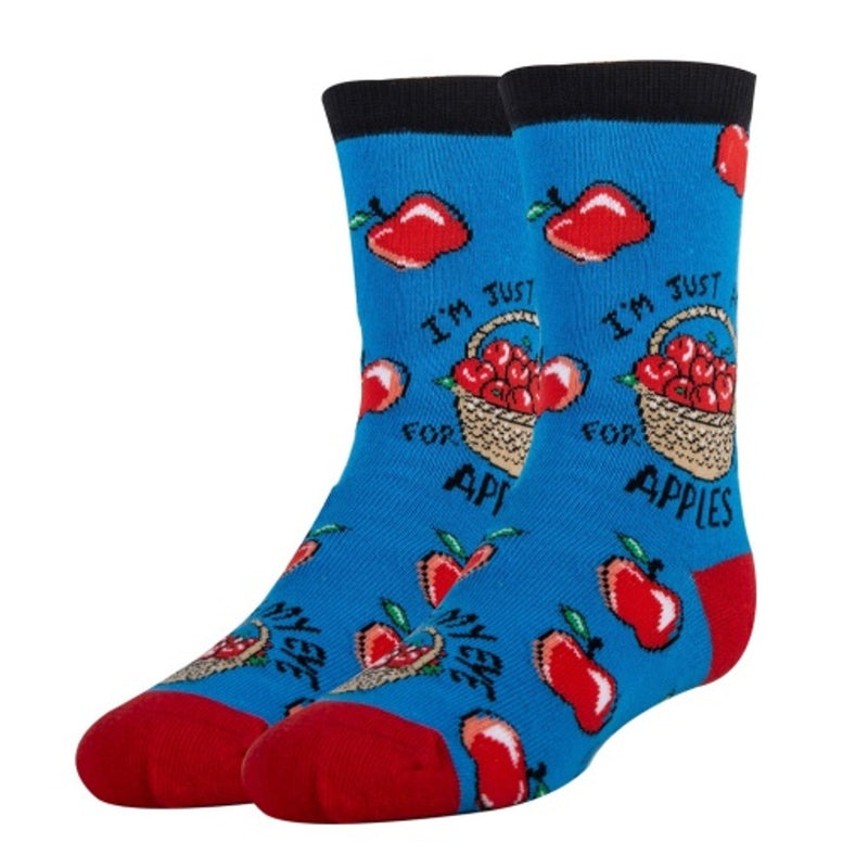 Oooh Yeah - Kids Apple of My Eye-Kids Crew Socks