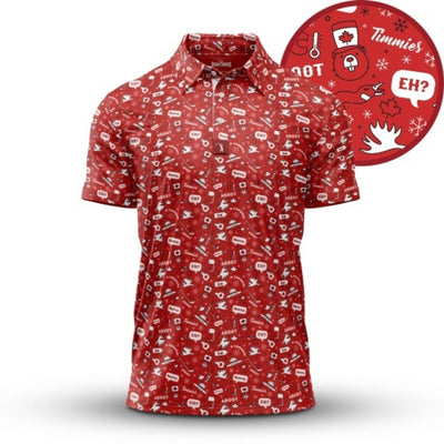 Bogey Bros - Mens O Canada Polo - O Canada