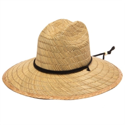 San Diego Hat Company - Swell Rush Straw Lifeguard with Adj Cord