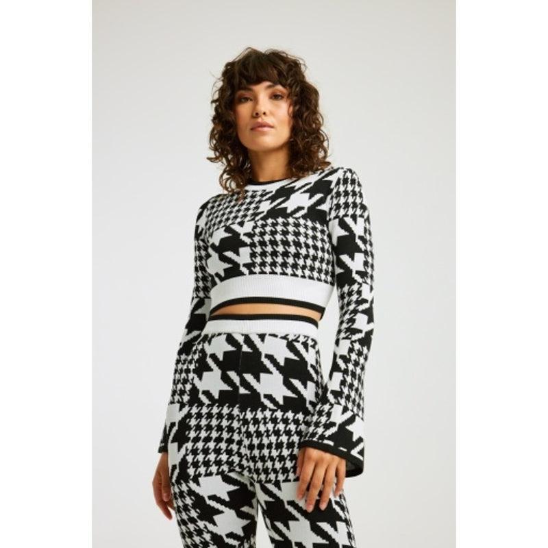 Year of Ours - Womens the Bell Sleeve Sweater Crop
