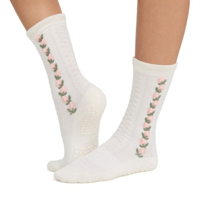 Thirty Three Threads - Unisex Grip Jess K Ruffle Coconut Blooms