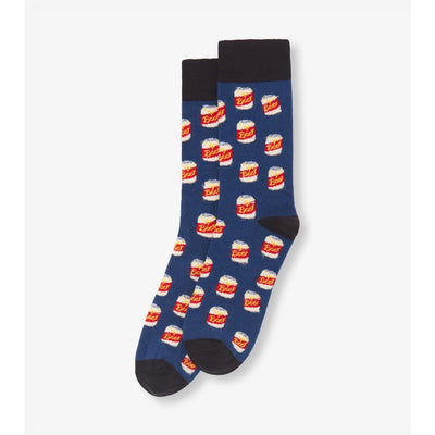 Little Blue House - Beer Cans Mens Crew Socks